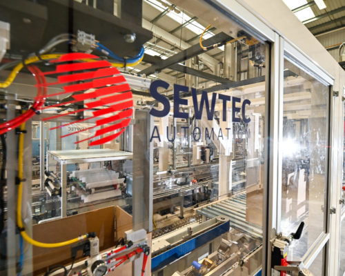 Sewtec branded automated machinery