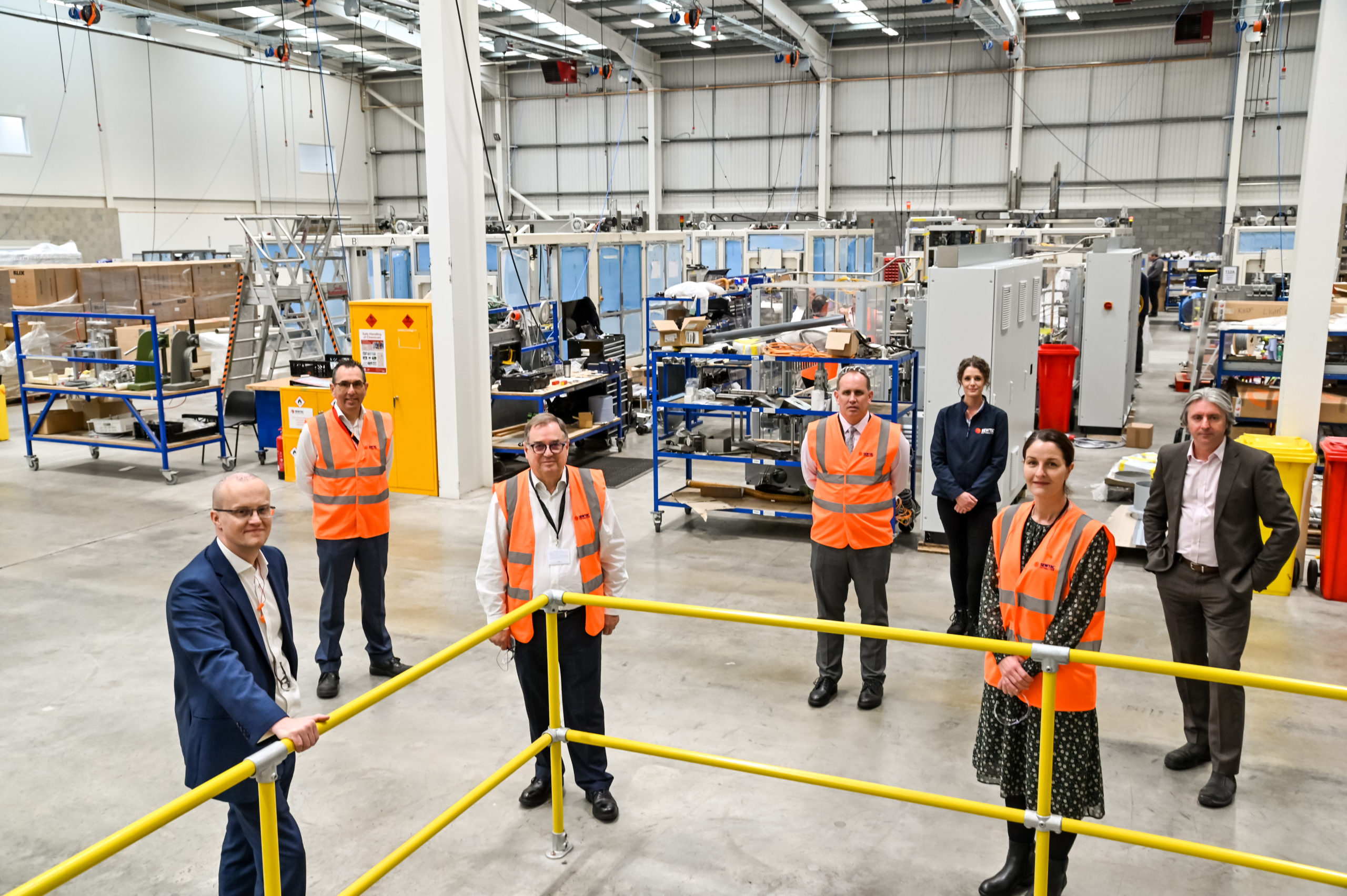 LEP and Wakefield Council delegates visit new state-of-the-art facility at Sewtec Automation