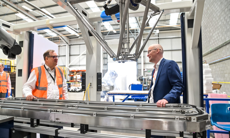 LEP Chair Roger Marsh visits Sewtec for tour of new facility